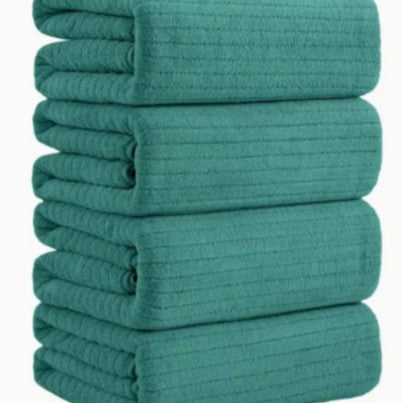 Coral Fleece Large Bath Towel Plus-sized Thickened Absorbent Soft